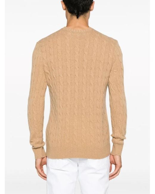 メンズ Polo Ralph Lauren Polo Pony ケーブルニットセーター Natural