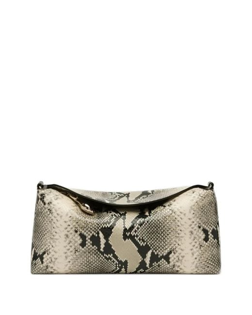 Erdem Metallic East West Bloom Shoulder Bag