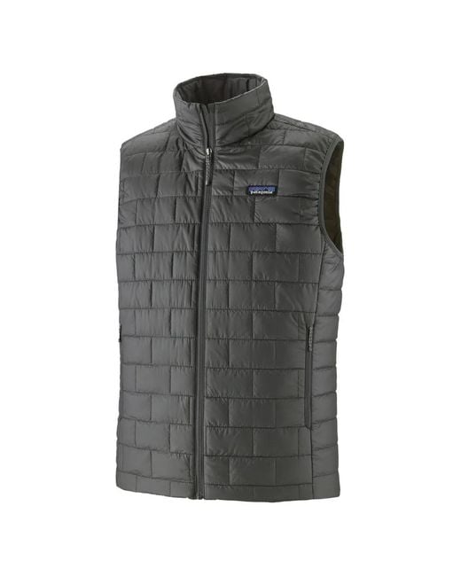 Patagonia Gray Nano Puff Quilted Gilet for men