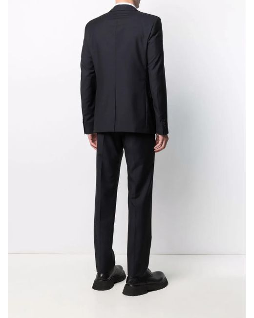 Prada Black Single-Breasted Virgin Wool-Blend Suit for men