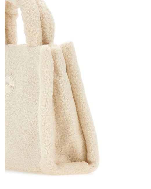 Colmar Natural Teddy-Effect Square Tote Bag