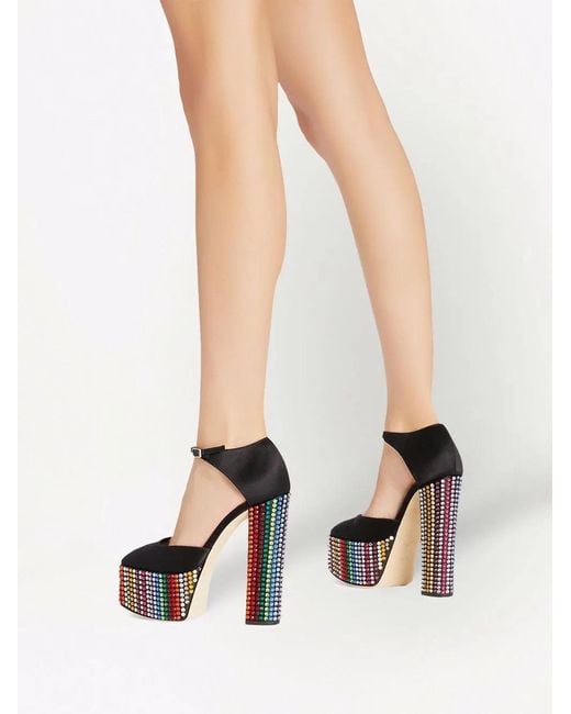 Giuseppe Zanotti Black Bebe Strass