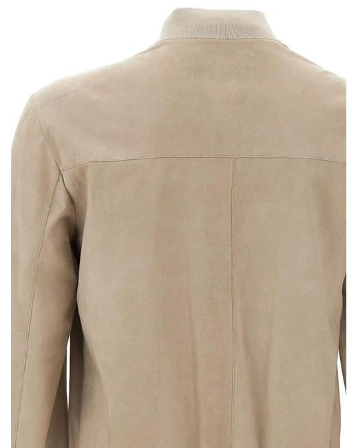 CONCEPT LEATHER Natural Marc37 Lecce Leather Jacket for men