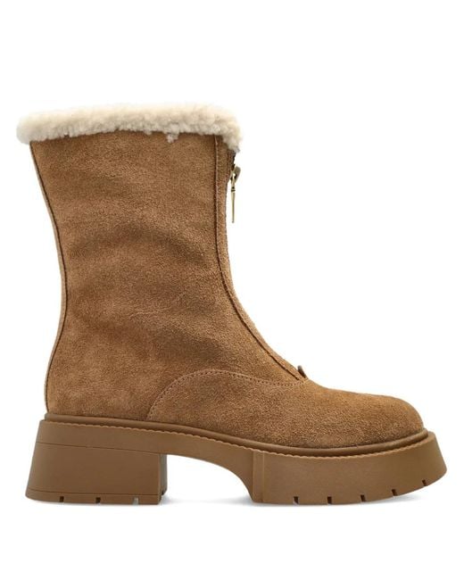 COACH Brown Cch85 Sneakers Aus Shearling