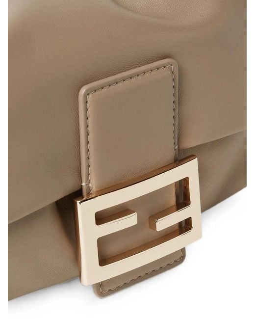 Fendi Metallic Baguette Soft Small Nappa Leather Mini-Bag