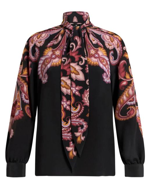 Etro プリント ブラウス Black