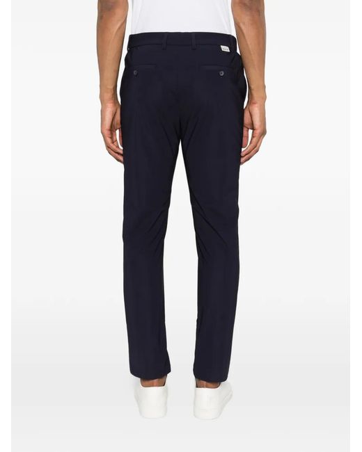 DISTRETTO 12 Blue 32 York T. Active Drawstring Trousers for men