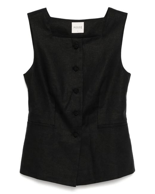 Chaleco Rio Posse de color Black