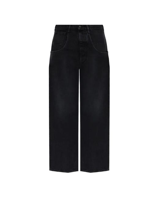 Maison Margiela Black Straight-Leg Jeans for men