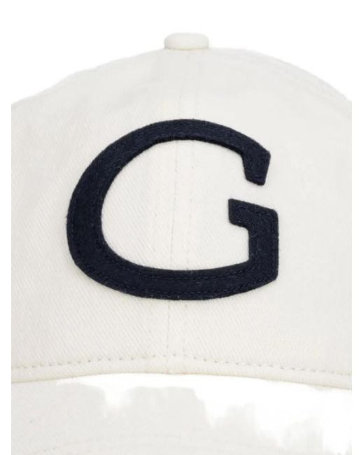 Gant White Logo-Patch Cap for men