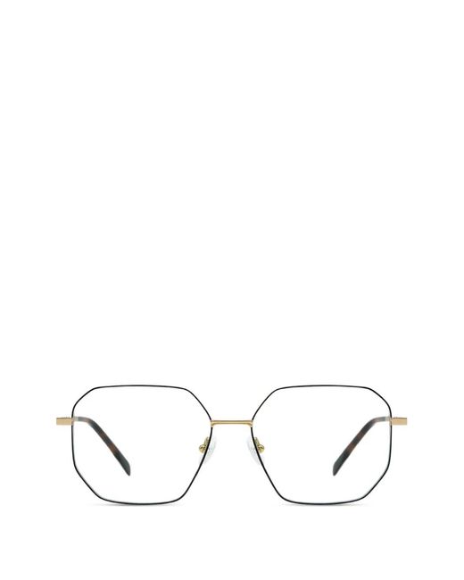 Gigi Studios White Eval Geometric Glasses
