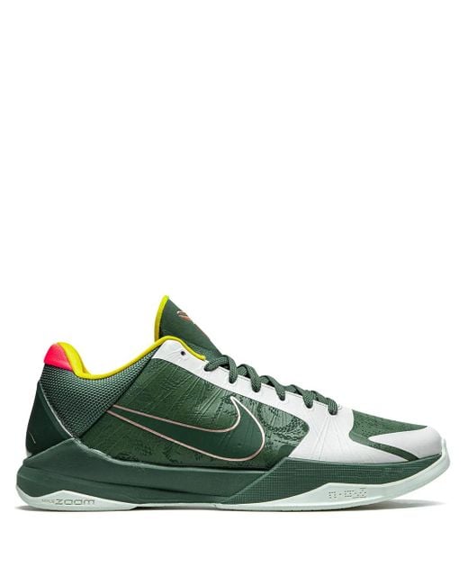 Nike Green Kobe 5 Protro "Eybl" Sneakers