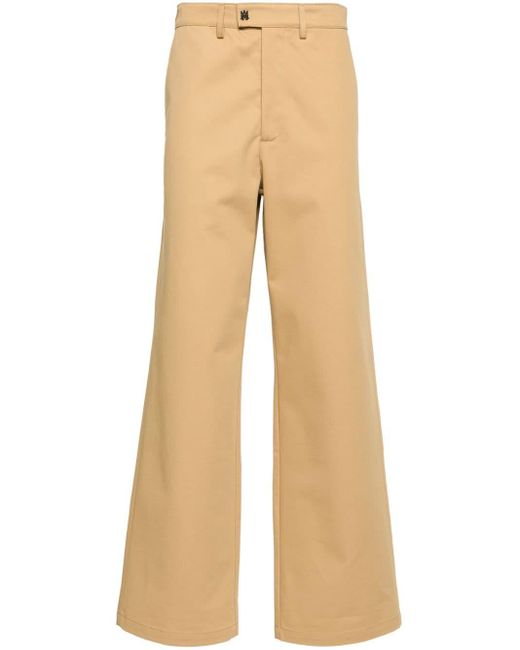 Pantalones chinos anchos Amiri de hombre de color Natural