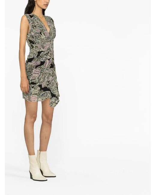 IRO Black Silk Short Dress