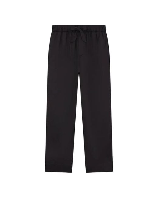 Frescobol Carioca Black Luan Trousers for men