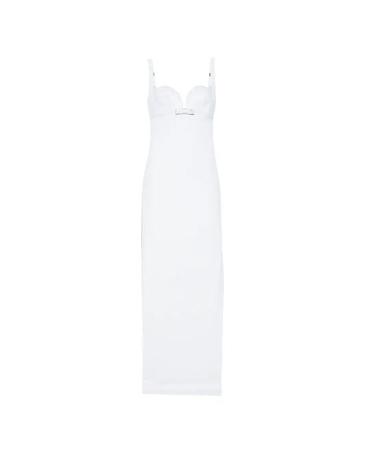 Elisabetta Franchi White X Pronovias Irmgard Maxi Dress