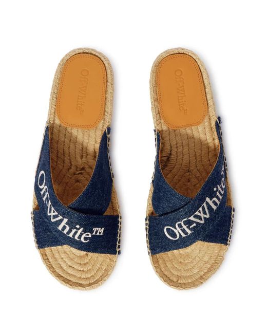 Off-White c/o Virgil Abloh Criss Cross エスパドリーユ Blue
