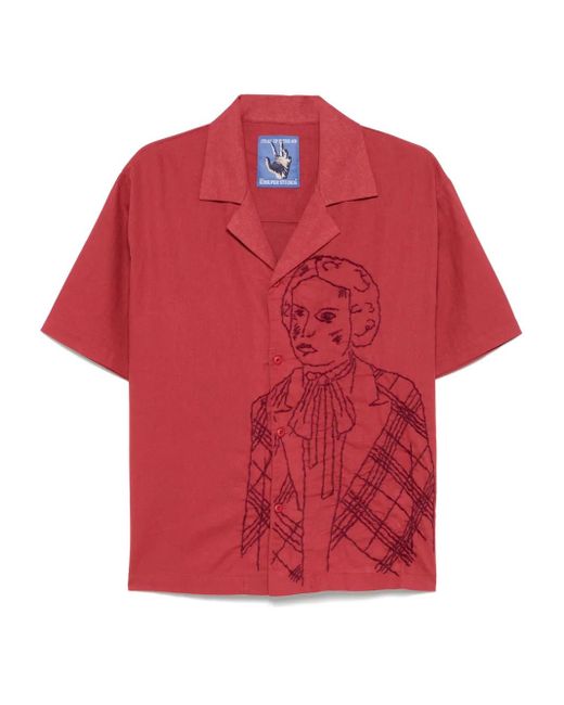 Kidsuper Red Stitched Shirt for men
