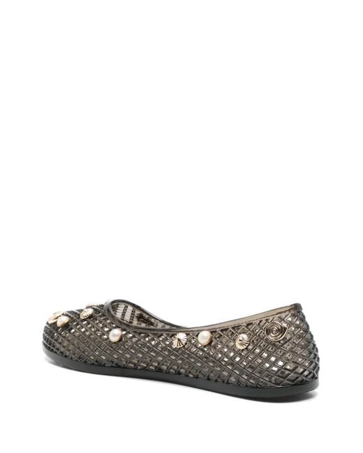 Ancient Greek Sandals Gray Iro Ballet Flats