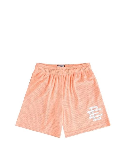 Eric Emanuel Pink Logo-Detail Shorts for men