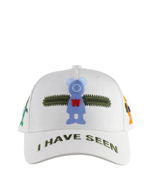 Walter Van Beirendonck White I Have Seen The Future Cap for men