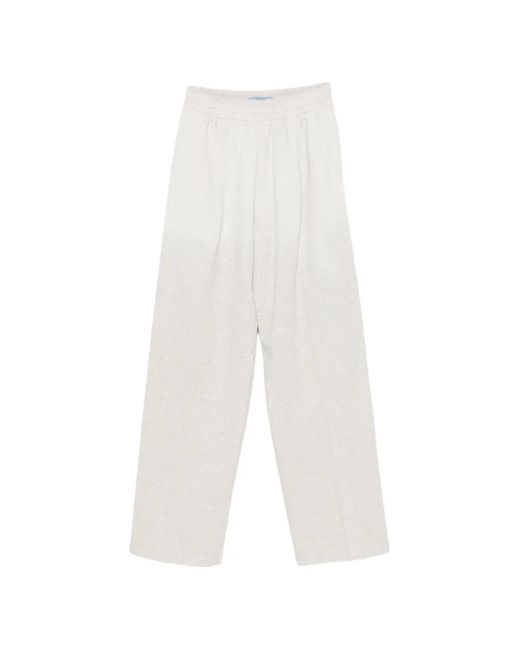 Prada Trainingsbroek Met Elastische Taille in het White