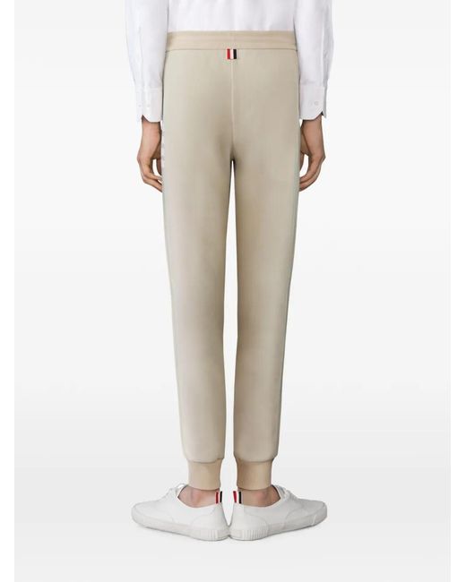 Thom Browne Natural Loopback Four-Bar Track Shorts for men