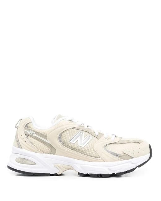 New Balance White Mr530 Low-Top Sneakers