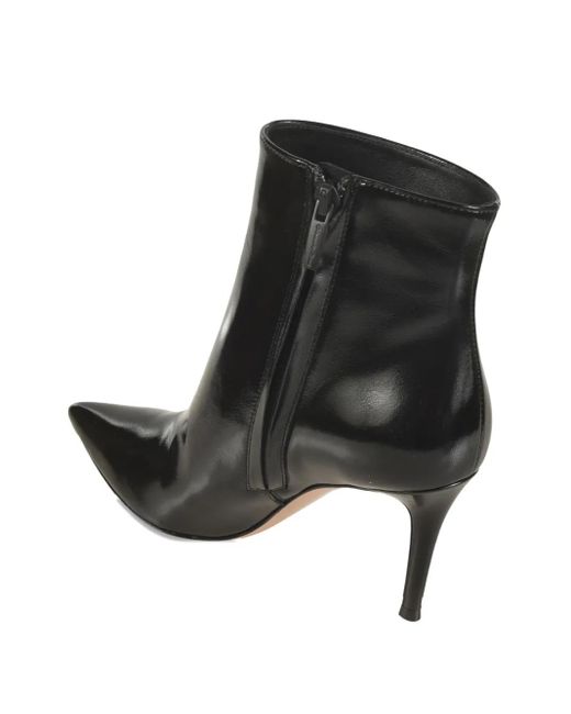Gianvito Rossi Black 85Mm Pointed-Toe Stiletto Boots