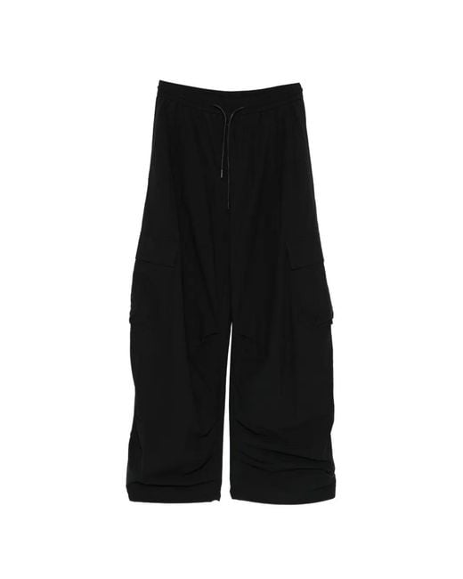 Juun.J Black Cargo Trousers for men
