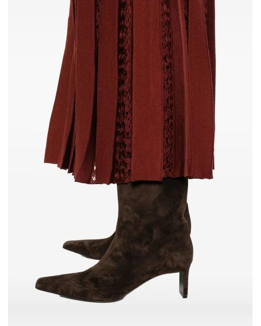 Gabriela Hearst シルクブレンド ドレス Red