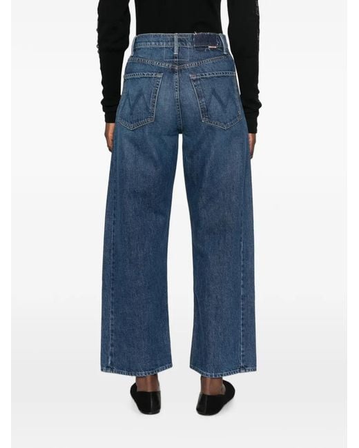 Mother Blue The Half Pipe Ankle Jeans