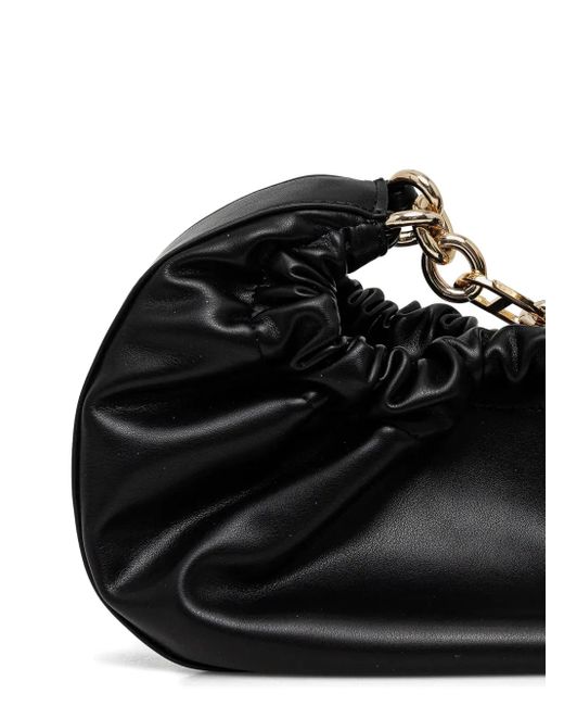 Twinset Black Chain-strap Gathered Tote Bag