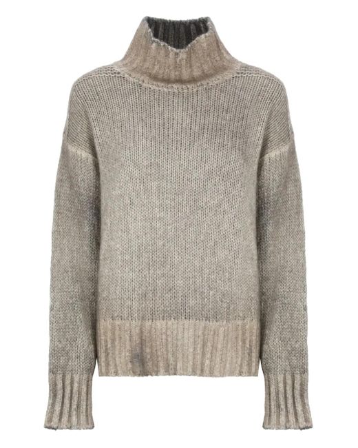 Pull À Col Montant Avant Toi en coloris Gray