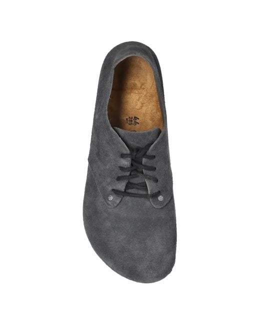 Birkenstock Black Maine Suede Sneakers for men