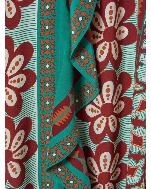 LaDoubleJ Natural Turn Around Floral-Print Maxi Dress