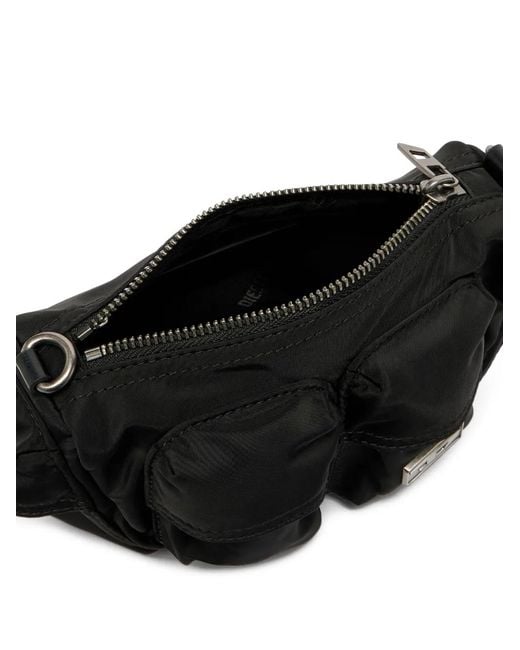 DIESEL Black Multi-Pkts Cross Body Bag