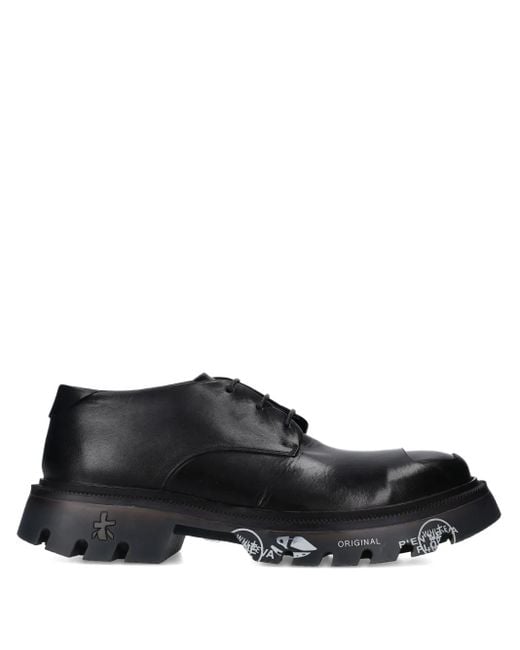 Scarpe Stringate Peckham di Premiata in Black da Uomo