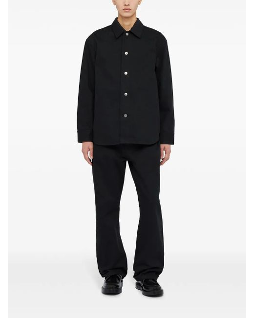 Jil Sander Blue Loose Denim Trousers for men