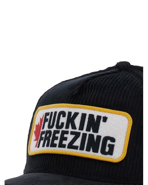 DSquared² Black Hats & Caps for men