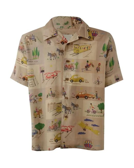 Camicia Elements di MISCI in Natural da Uomo