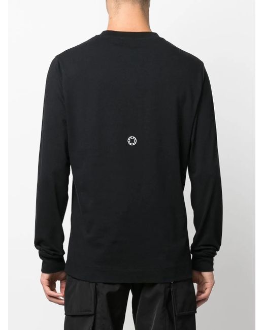 1017 ALYX 9SM Black Logo-Print Cotton T-Shirt