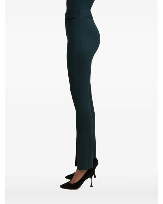 Contessa Mills Blue Helix Slit-Hem Trousers