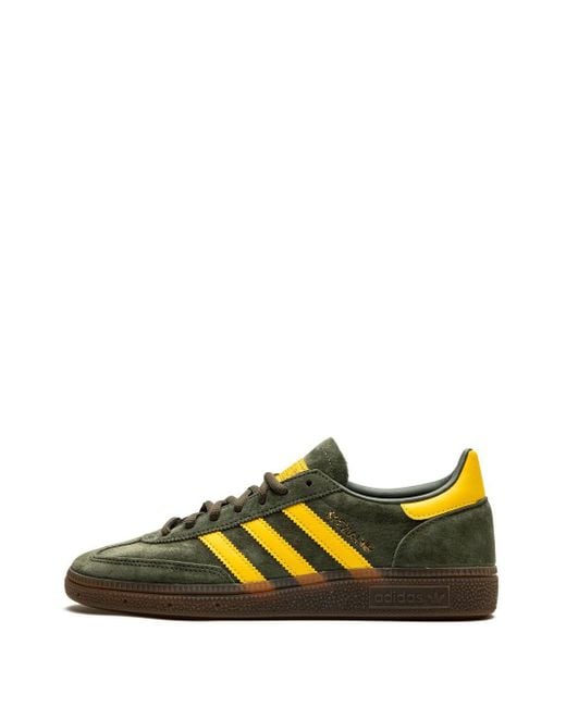 Adidas Yellow Spezial Sneakers aus Veloursleder mit Lederbesatz
