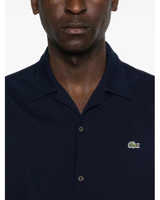 Lacoste Blue Buttoned Shirt for men