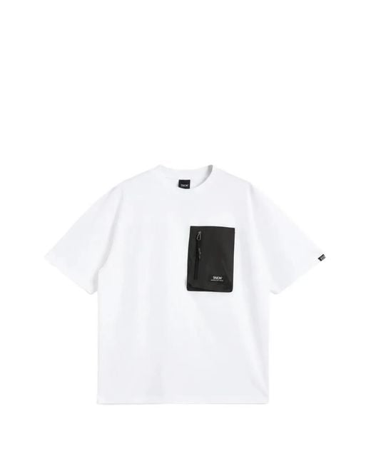 Taion White Mountain Storage Pocket T-Shirt for men