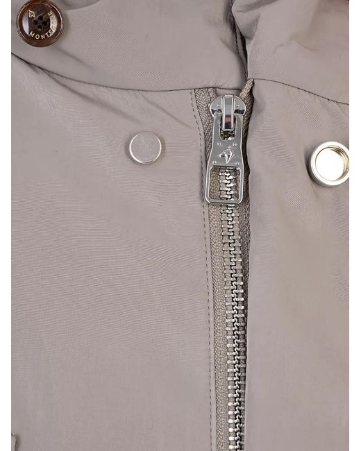 Montecore Gray Multi-Pocket Field Jacket for men