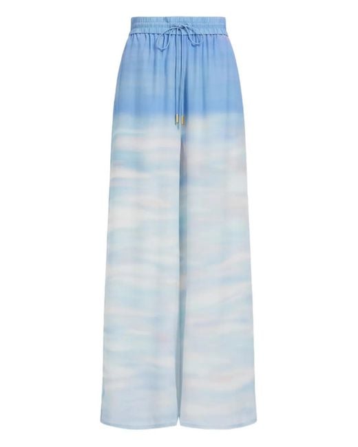 Aje. Atomic Zijden Broek in het Blue