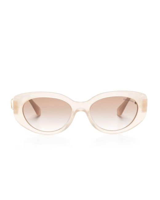 Swarovski Pink SK6002 Sonnenbrille mit Cat-Eye-Gestell