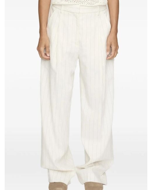 A.L.C. White Winston Palazzo Pants